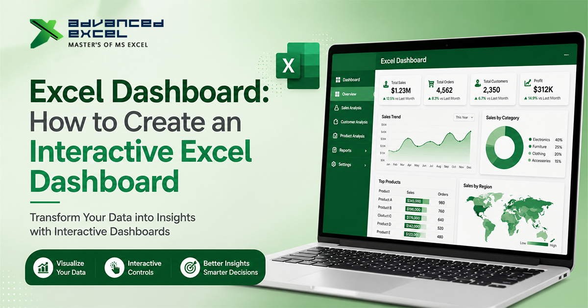 Excel dashboard
